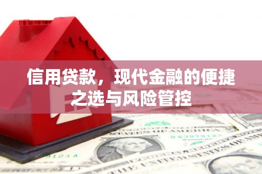 六脚信用贷款，现代金融的便捷之选与风险管控