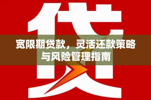 六脚宽限期贷款，灵活还款策略与风险管理指南