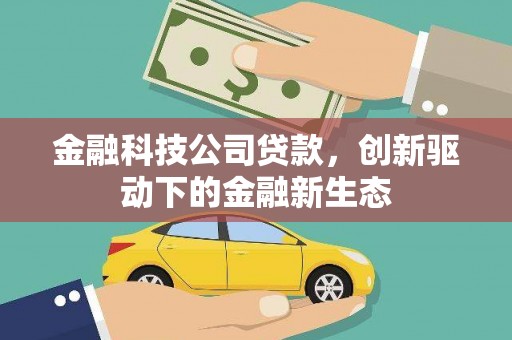 六脚金融科技公司贷款，创新驱动下的金融新生态
