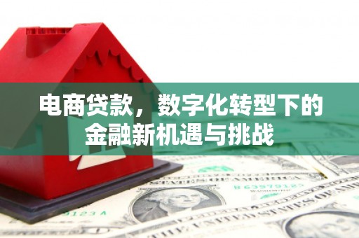 六脚电商贷款，数字化转型下的金融新机遇与挑战