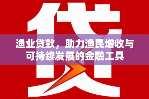 六脚渔业贷款，助力渔民增收与可持续发展的金融工具
