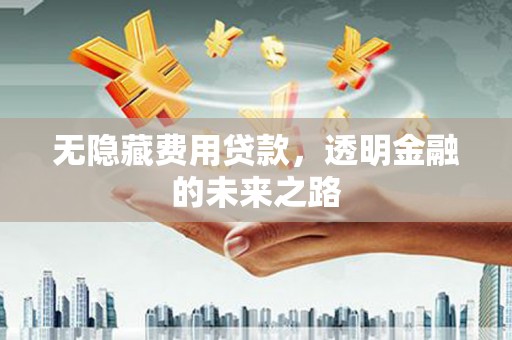 六脚无隐藏费用贷款，透明金融的未来之路