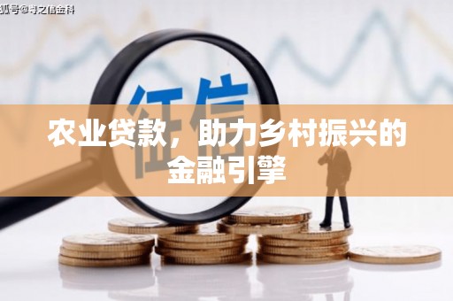 六脚农业贷款，助力乡村振兴的金融引擎