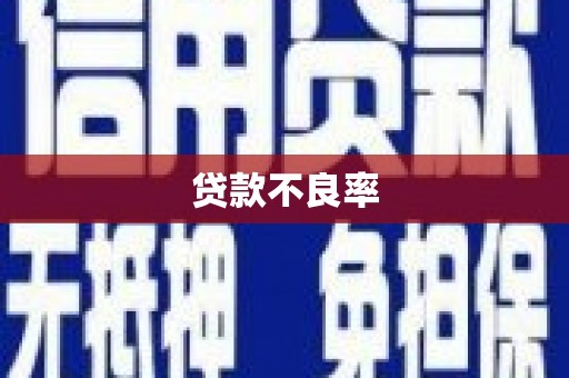 六脚贷款不良率