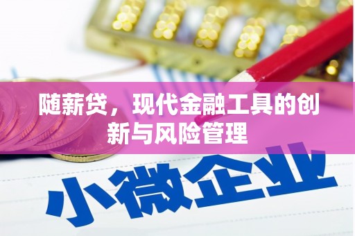六脚随薪贷，现代金融工具的创新与风险管理