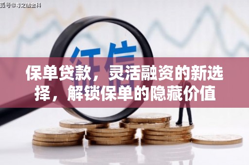 六脚保单贷款，灵活融资的新选择，解锁保单的隐藏价值