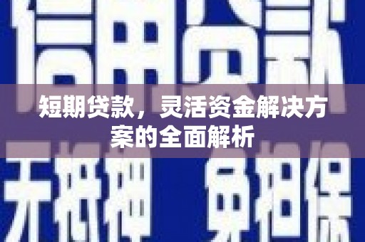 六脚短期贷款，灵活资金解决方案的全面解析