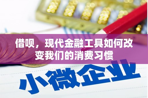 六脚借呗，现代金融工具如何改变我们的消费习惯