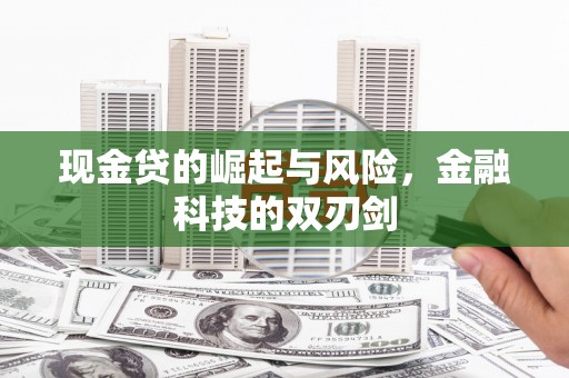 六脚现金贷的崛起与风险，金融科技的双刃剑