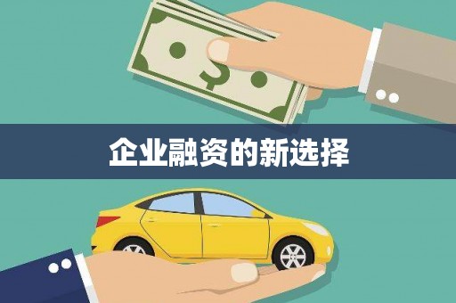 六脚企业融资的新选择