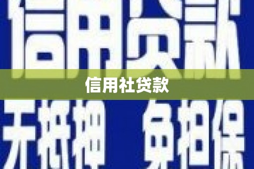 六脚信用社贷款