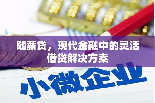 六脚随薪贷，现代金融中的灵活借贷解决方案