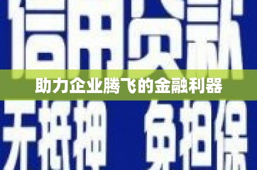 六脚助力企业腾飞的金融利器