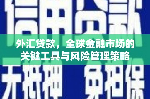 六脚外汇贷款，全球金融市场的关键工具与风险管理策略