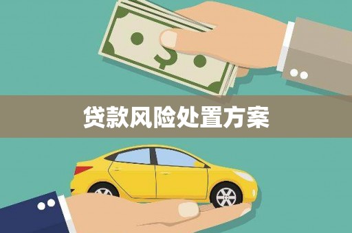 六脚贷款风险处置方案