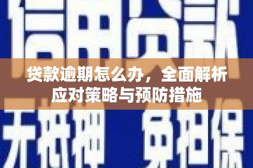 六脚贷款逾期怎么办，全面解析应对策略与预防措施