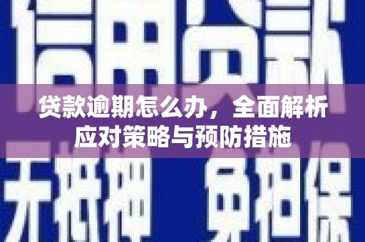六脚贷款逾期怎么办，全面解析应对策略与预防措施