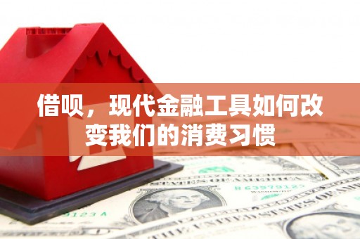 六脚借呗，现代金融工具如何改变我们的消费习惯
