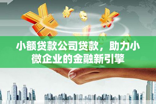 六脚小额贷款公司贷款，助力小微企业的金融新引擎