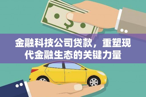 六脚金融科技公司贷款，重塑现代金融生态的关键力量