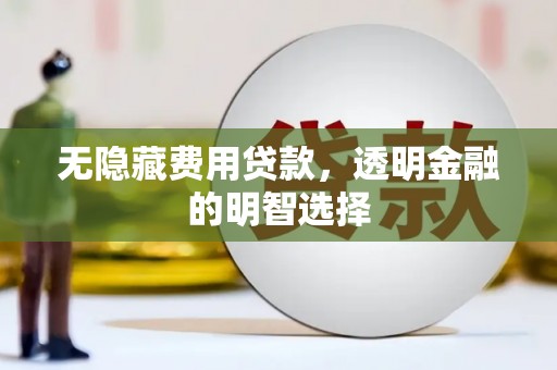 六脚无隐藏费用贷款，透明金融的明智选择