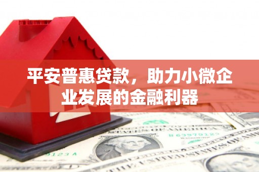 六脚平安普惠贷款，助力小微企业发展的金融利器