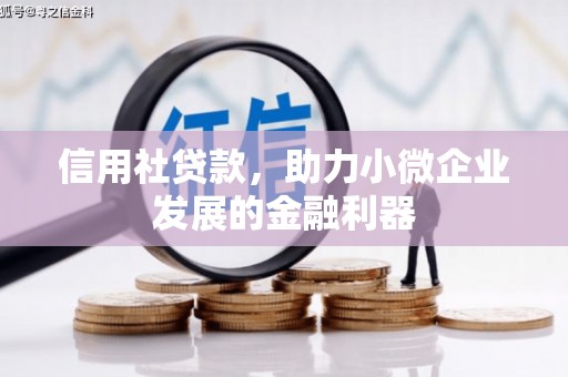 六脚信用社贷款，助力小微企业发展的金融利器