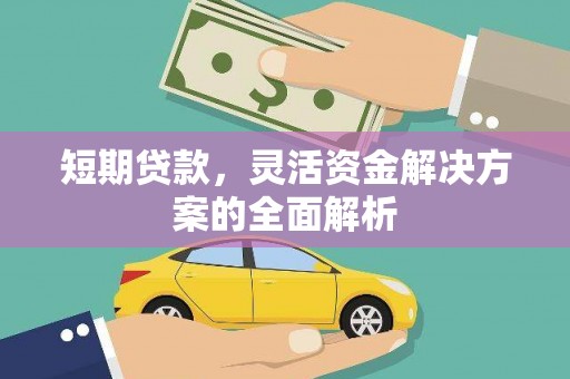 六脚短期贷款，灵活资金解决方案的全面解析