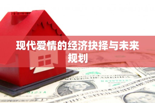 六脚现代爱情的经济抉择与未来规划