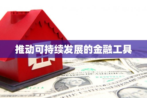 六脚推动可持续发展的金融工具